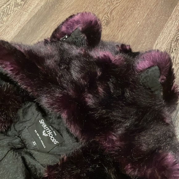 SpiritHoods Purple Faux Fur Jacket - Picture 6 of 9